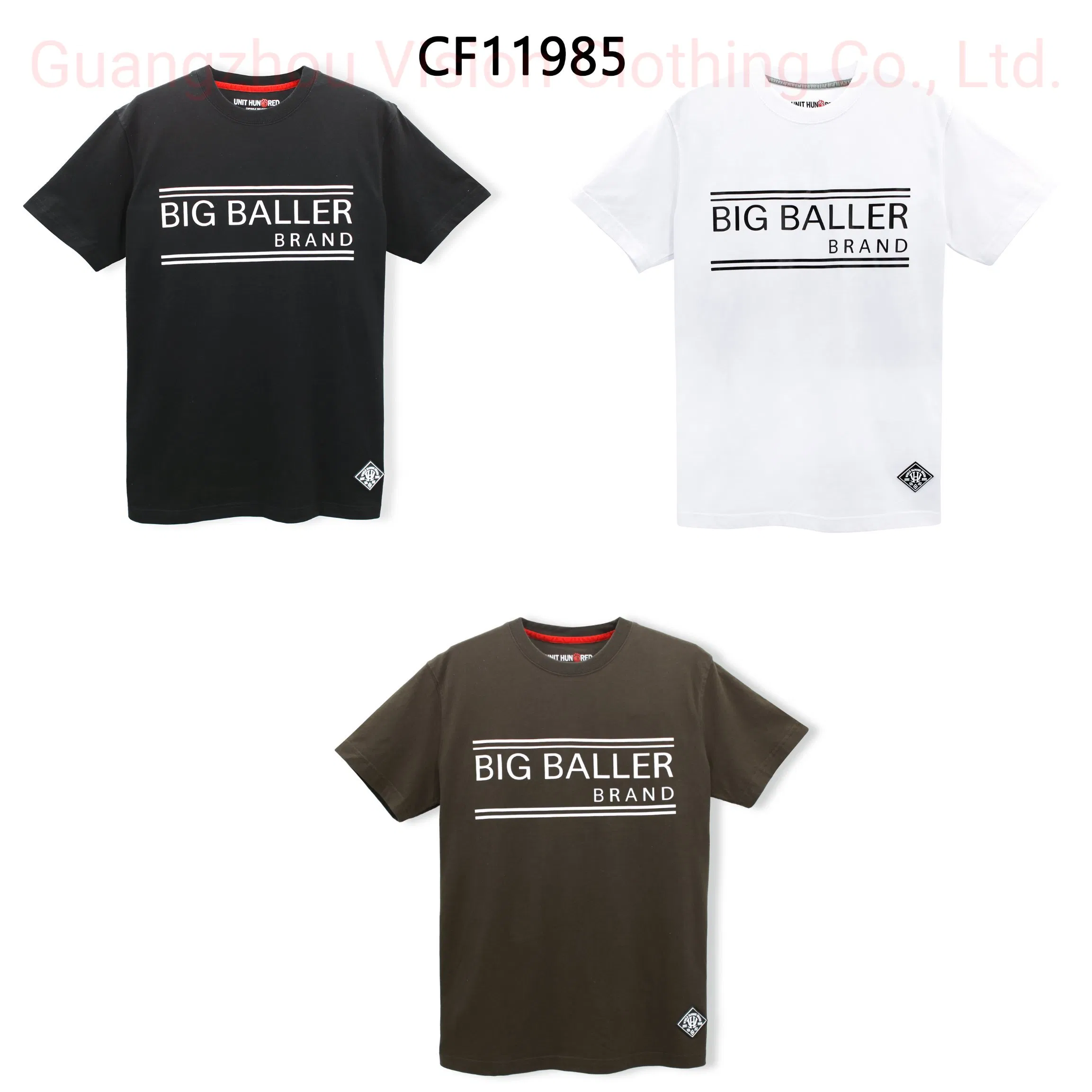 Custom Heavyweight Long Sleeve Cotton T Shirt Printing for Men 2