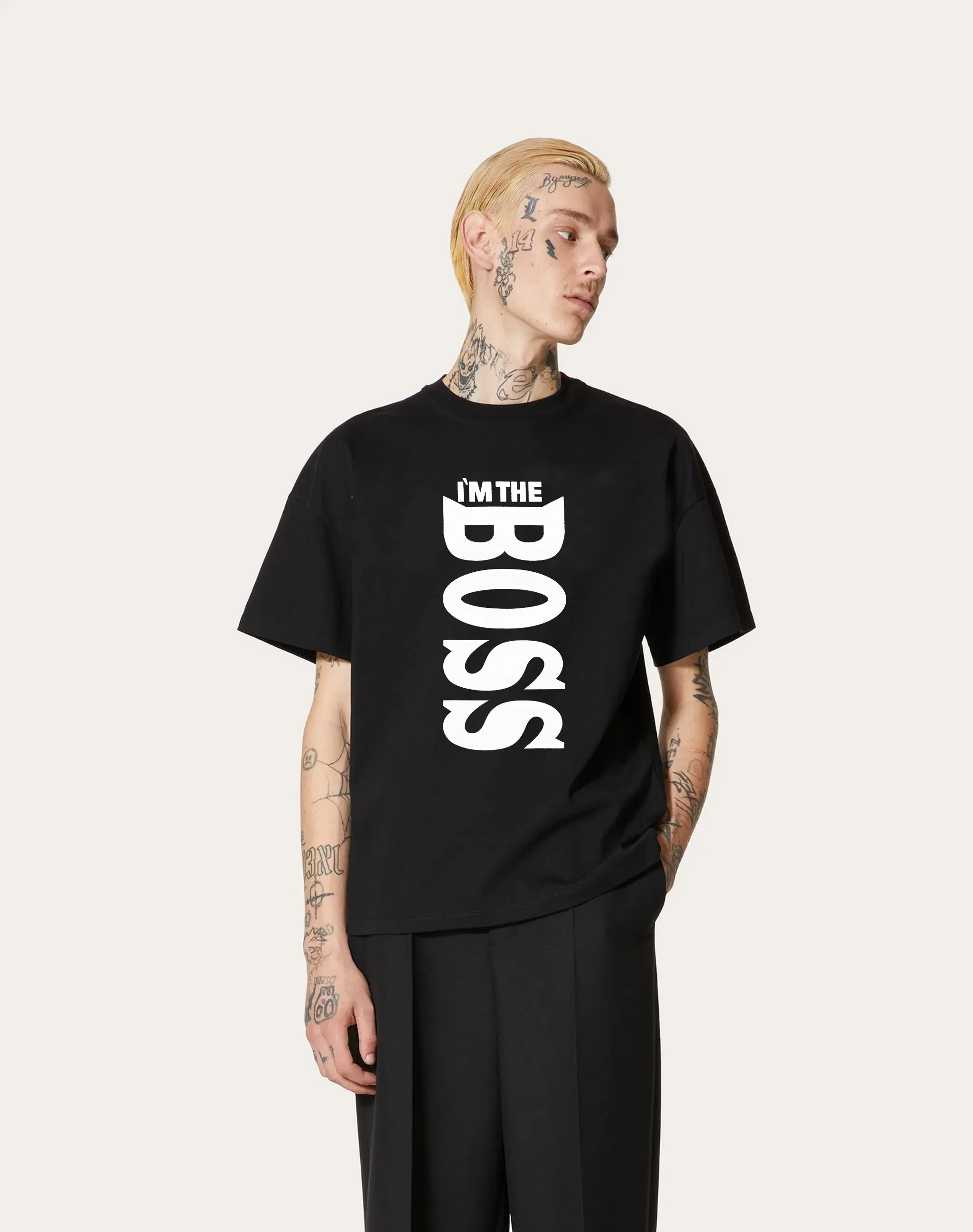 ヴィンテージスタイルのヘビーウェイトコットンオーバーサイズメンズヴィンテージTシャツ 2