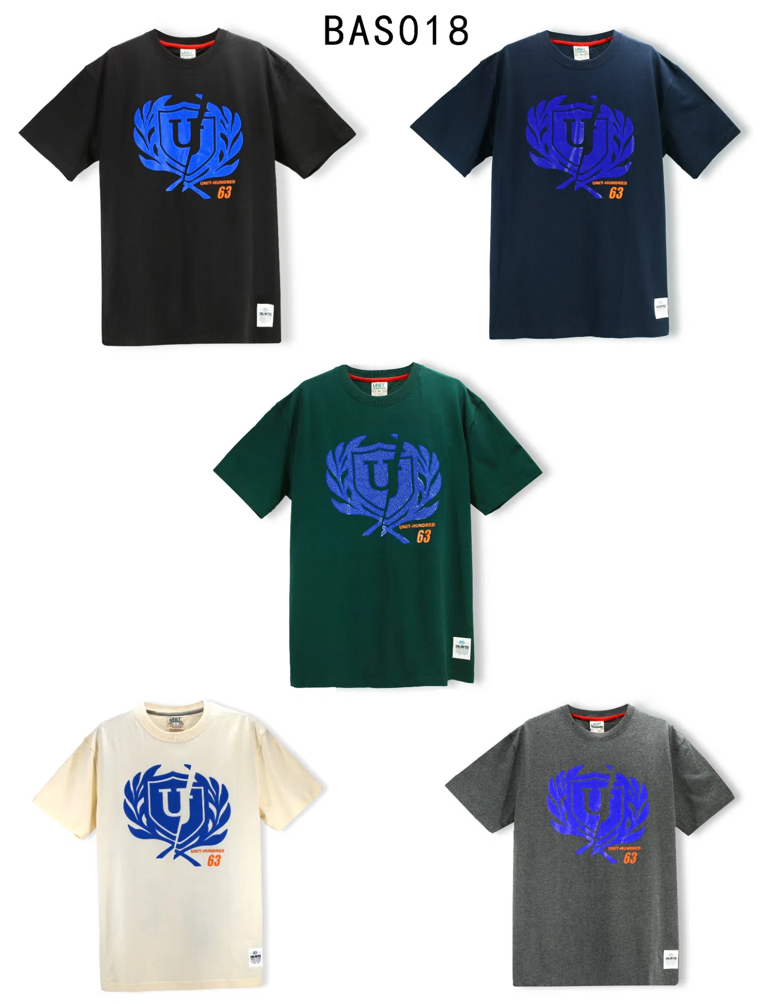 - Men's Cotton Embroidered Logo T-Shirt Wholesale 2