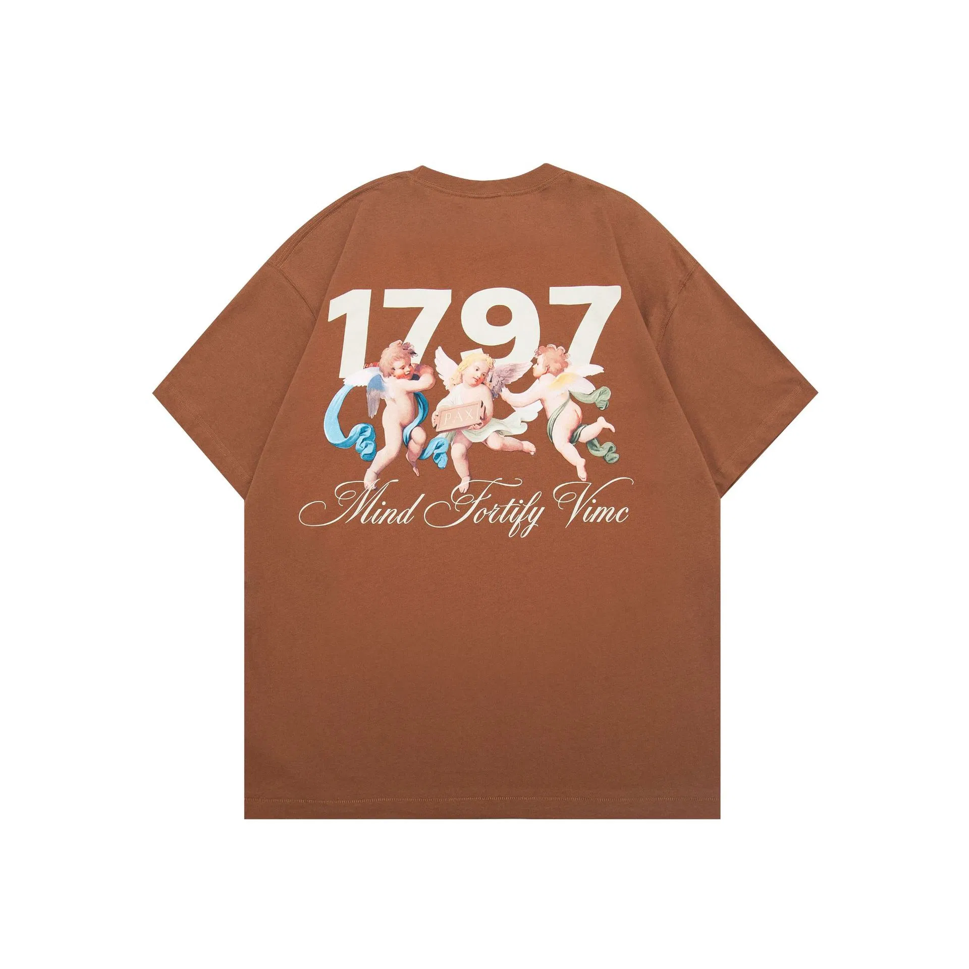 Custom Hip Hop Printed 100% Cotton T-Shirt with Logo - Wholesale Streetwear 5