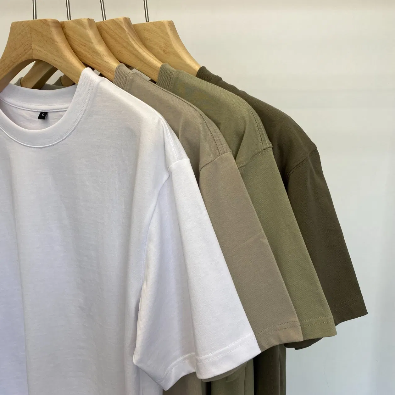 Custom Logo Tshirt Heavy Weight Cotton Screen Print & Embroidery 2