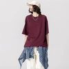 Custom 100% Cotton Plain T-Shirt Unisex Tees - Puff Embroidery Shirt 2