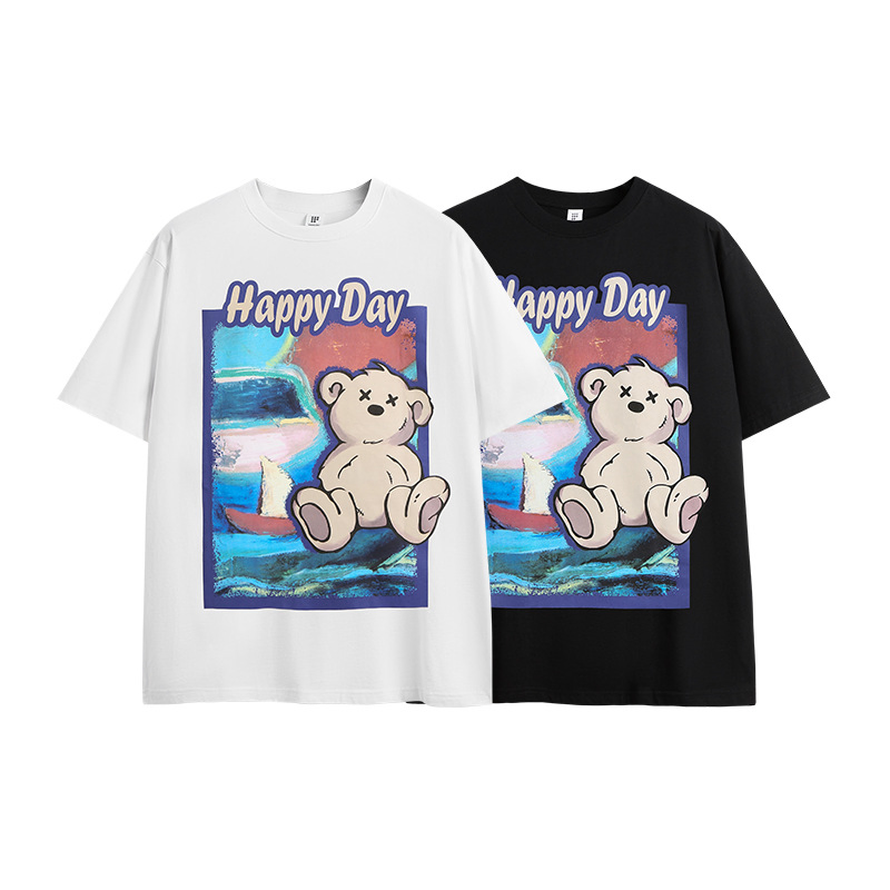 Áo thun nam cỡ lớn 100% cotton cổ tròn in 3D - Áo thun thiết kế theo yêu cầu 2
