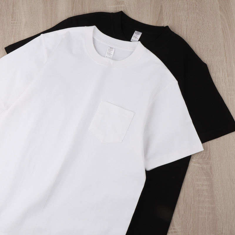 T-shirt di alta qualità con stampa serigrafica personalizzata all'ingrosso da 270 g - Abbigliamento in cotone ricamato 4
