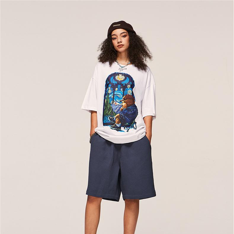 Custom Embossed Puff Print Unisex Oversize T Shirt - Cotton 180-300GSM 4