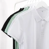 Polo da uomo personalizzata in cotone 100% con stampa a rilievo - Stampa serigrafica digitale DTF in rilievo 3
