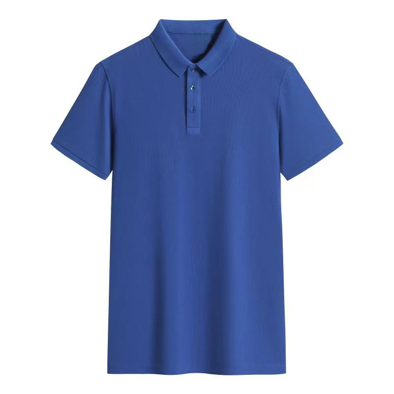T-shirts de golf en coton brodés personnalisés pour hommes, polos 3