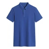 T-shirts de golf en coton brodés personnalisés pour hommes, polos 3