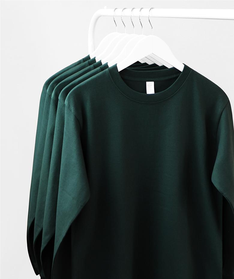 Custom Cotton Screen Printed Long Sleeve T-Shirt 2