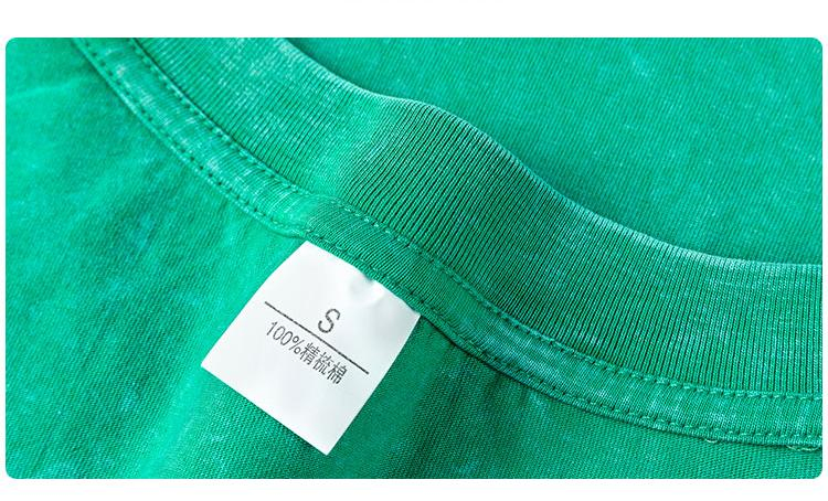 カスタムグラフィック ヴィンテージ アシッドウォッシュ メンズTシャツ - 工場価格 7