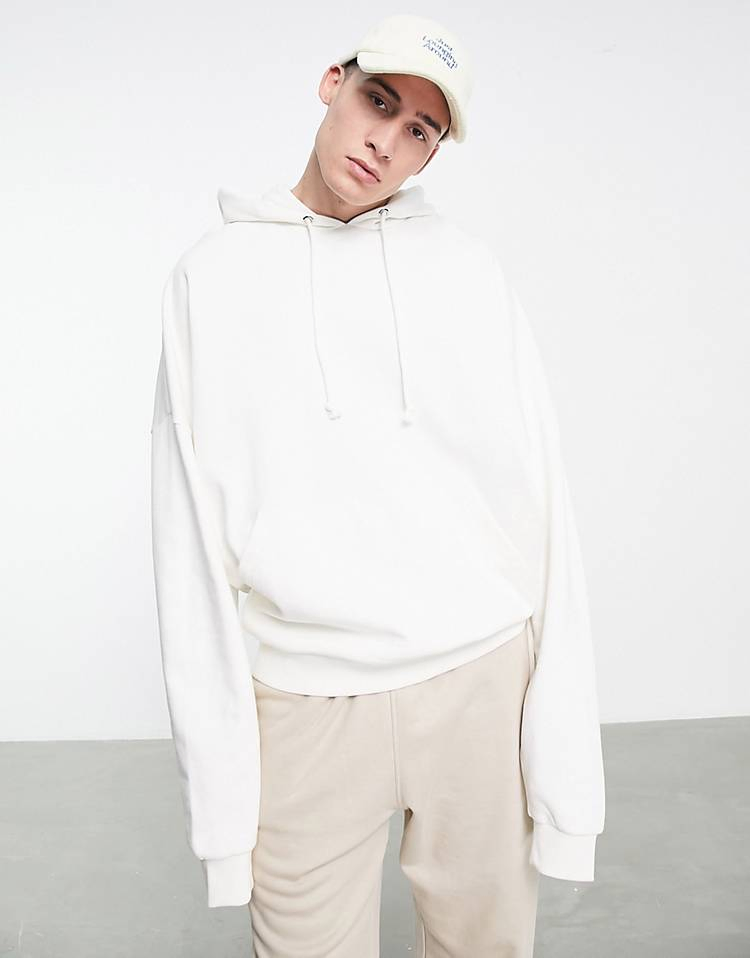 Sweat à capuche personnalisé en coton brodé pour homme - Pull épais doublé de satin 2