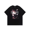 Wholesale Men's Drop Shoulder White Cotton T-Shirt - Custom Printed Streetwear 2