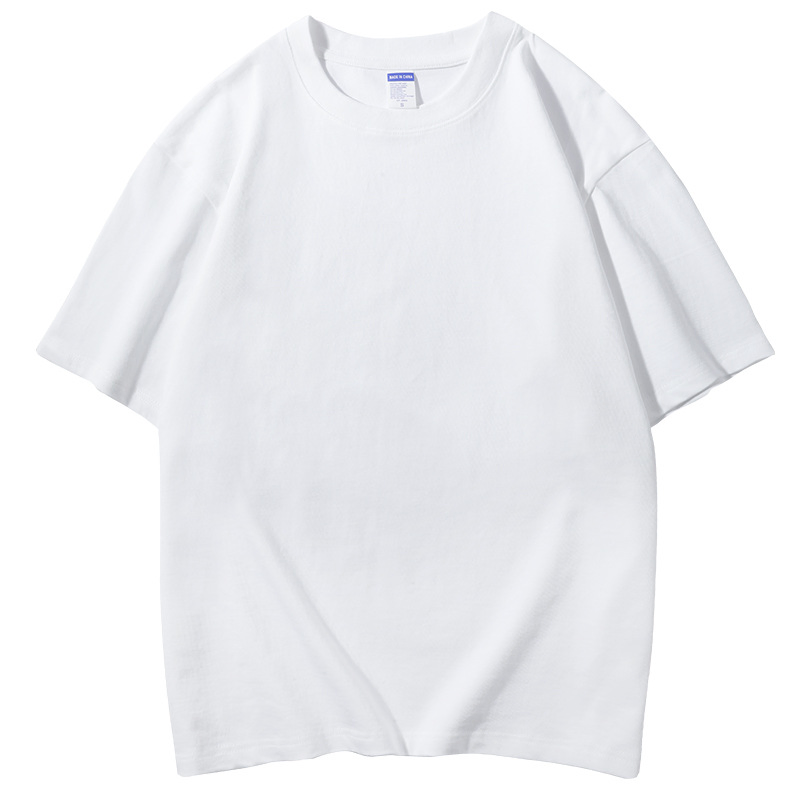 T-shirt personalizzate oversize da uomo in tessuto pesante all'ingrosso - T-shirt personalizzate di alta qualità 5