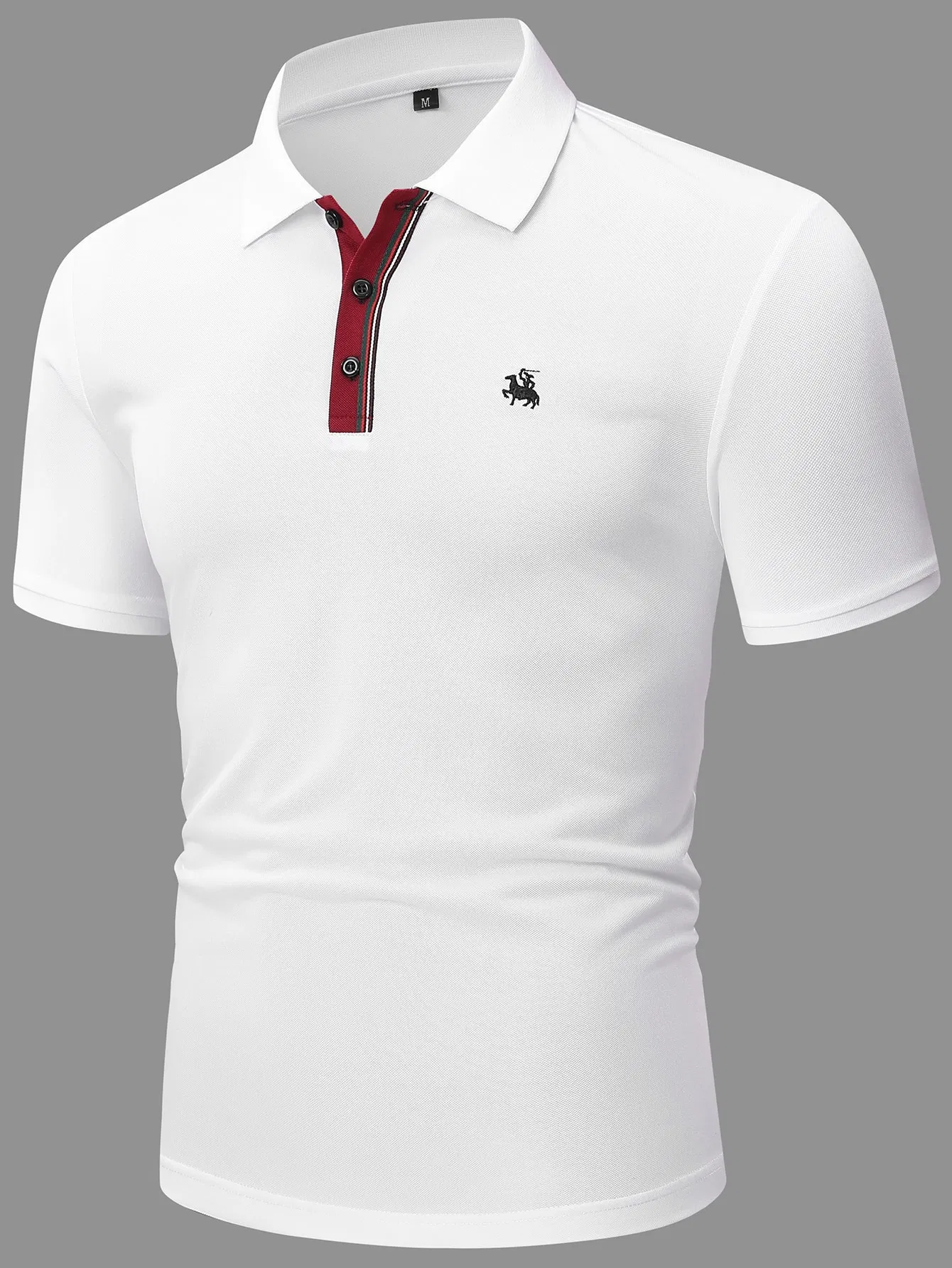 Áo thun nam dài tay in chuyển nhiệt logo tùy chỉnh bán sỉ, thích hợp cho công sở, chơi golf. 2