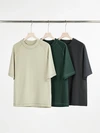 เสื้อยืดแขนสั้นผู้ชายทรงโอเวอร์ไซส์ พิมพ์โลโก้ตามสั่ง ผ้าหนา 300 แกรม 2