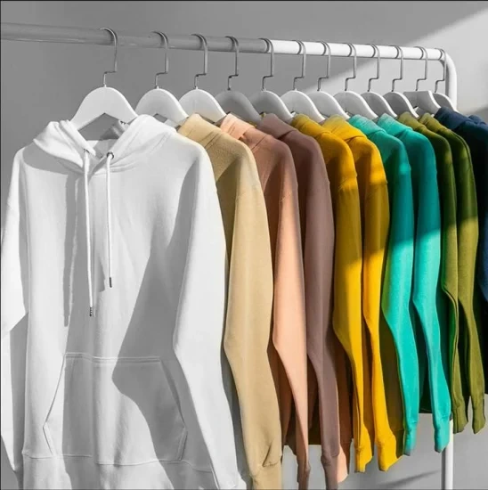 Sweat-shirt unisexe en velours 100 % coton à col rond, prix de gros 1