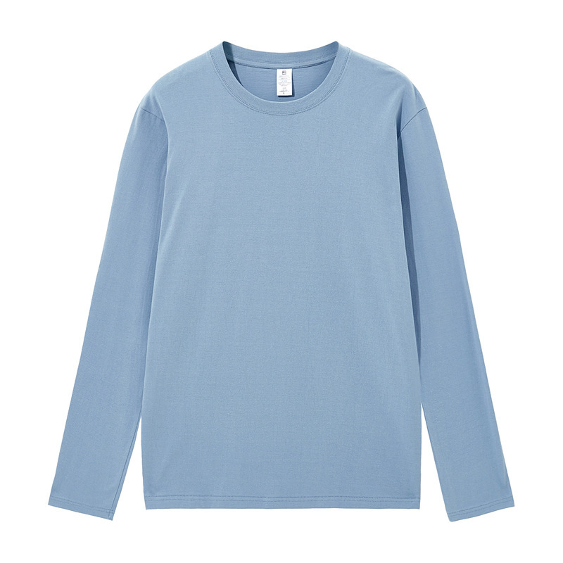 Bán sỉ áo thun nam dài tay trơn màu, 100% cotton. 5