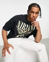 Custom Angel Print Oversized Cotton T-Shirt for Men - Washed Short Sleeve Apparel 2