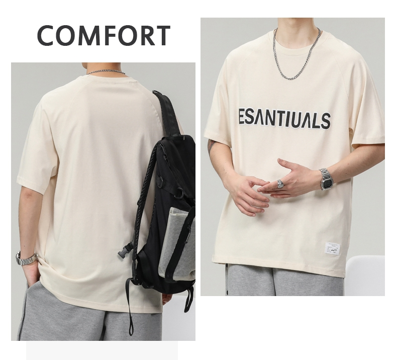 Black Screen Printed 100% Cotton Heavyweight T Shirt for Men - Bella Canvas Bamboo 7