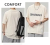 Black Screen Printed 100% Cotton Heavyweight T Shirt for Men - Bella Canvas Bamboo 7