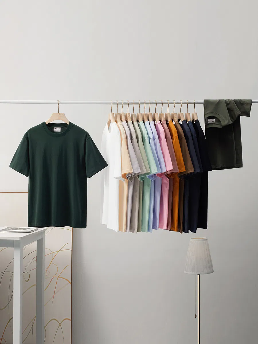 Camiseta Unissex Personalizada com Logotipo no Atacado - Camiseta Lisa de Alta Qualidade para Homens 2