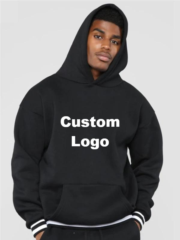 Moletom masculino personalizado 100% algodão para esportes de inverno 2