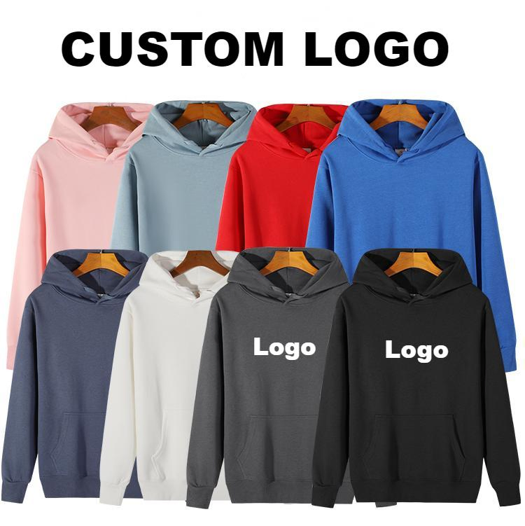 Özel Tasarım Polar Kapüşonlu Sweatshirt Düz Baskı Nakışlı Büyük Beden Unisex Kapşonlu Sweatshirt 6