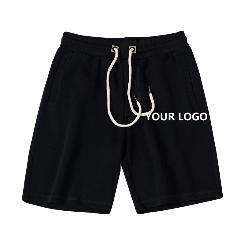 Pantalones cortos deportivos informales americanos de baloncesto, color azul oscuro, de algodón, talla grande. 5