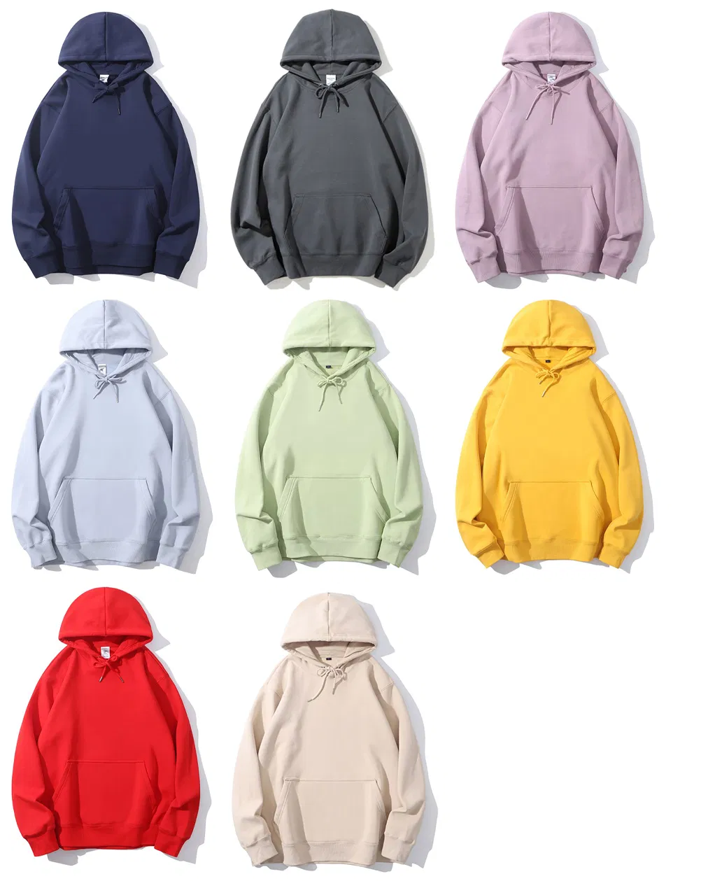 Oversized-Hoodies aus French Terry mit individuellem Logo – Großhandel mit niedrigen Mindestbestellmengen 2
