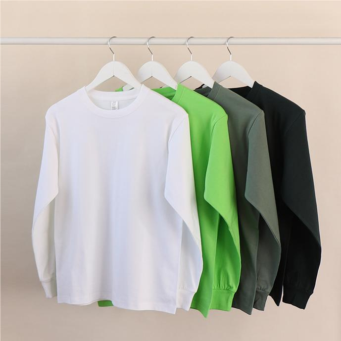 Custom Men's Long Sleeve T-Shirt Screen Printed Embroidered Tee 3