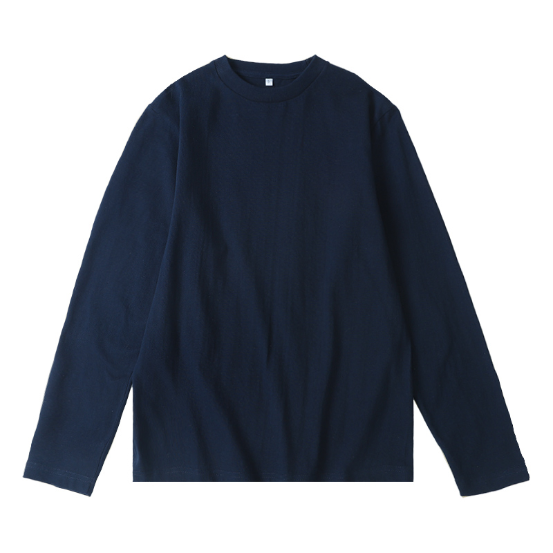 Camisetas de algodón de manga larga y cuello redondo de 280 GSM - LSTS008 5