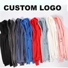 Özel Tasarım Polar Kapüşonlu Sweatshirt Düz Baskı Nakışlı Büyük Beden Unisex Kapşonlu Sweatshirt 7