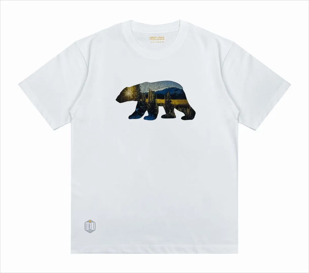 220 GSM Oversized Graphic Short-Sleeved Crew Neck Polyester T-Shirts--PTS002