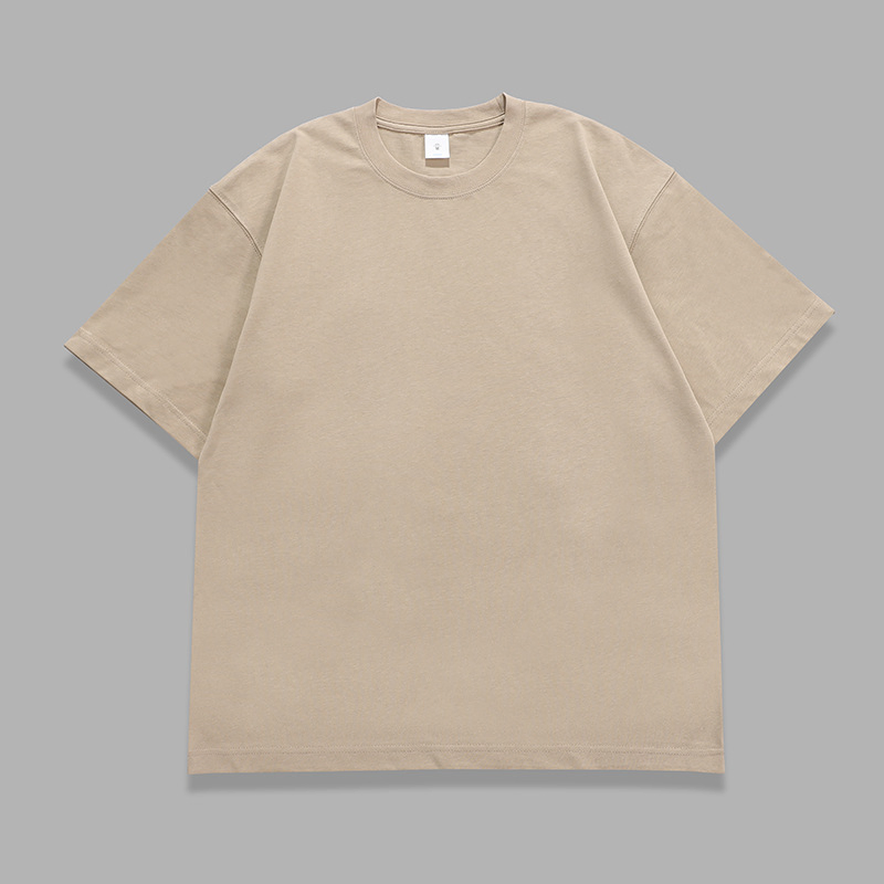 Custom Logo Print Men's T-Shirt Premium 230GSM Cotton - Plain Blank Tee 4