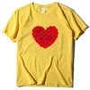 Fabricantes de camisetas personalizadas 100% algodão no atacado - Camisetas estampadas com cores de alta qualidade 5