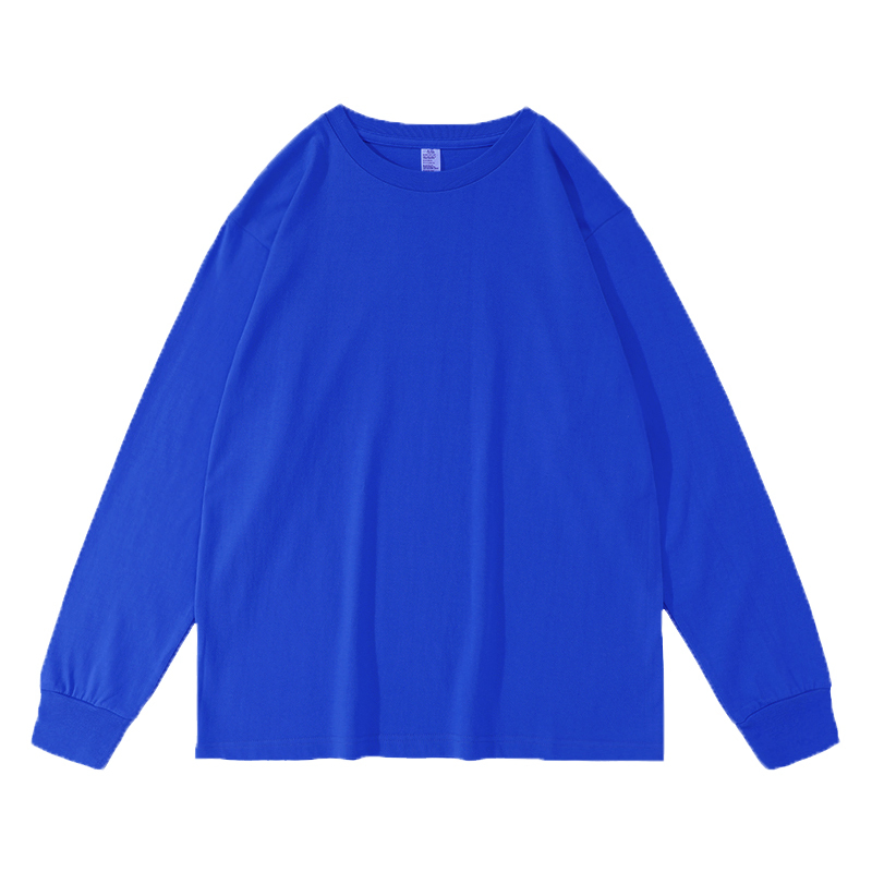 T-shirts à manches longues en coton personnalisés pour hommes (vente en gros) 4