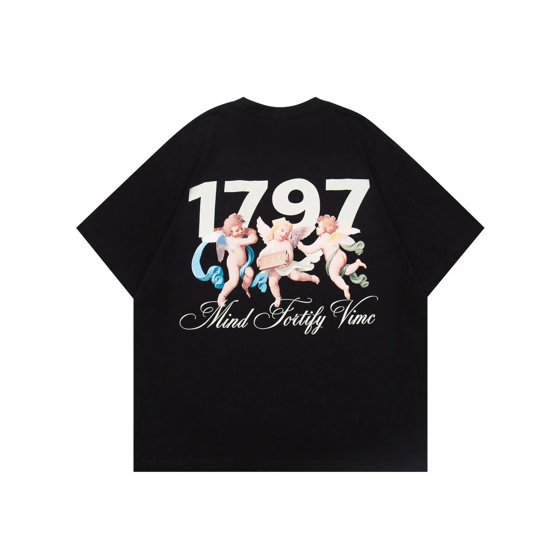 Custom Hip Hop Printed 100% Cotton T-Shirt with Logo - Wholesale Streetwear 3