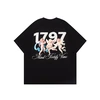 Custom Hip Hop Printed 100% Cotton T-Shirt with Logo - Wholesale Streetwear 3