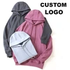 Felpa con cappuccio da uomo personalizzata in cotone e poliestere, con ricamo, unisex 2
