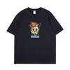 Camiseta masculina plus size oversized 100% algodão com estampa e ombros caídos. 2