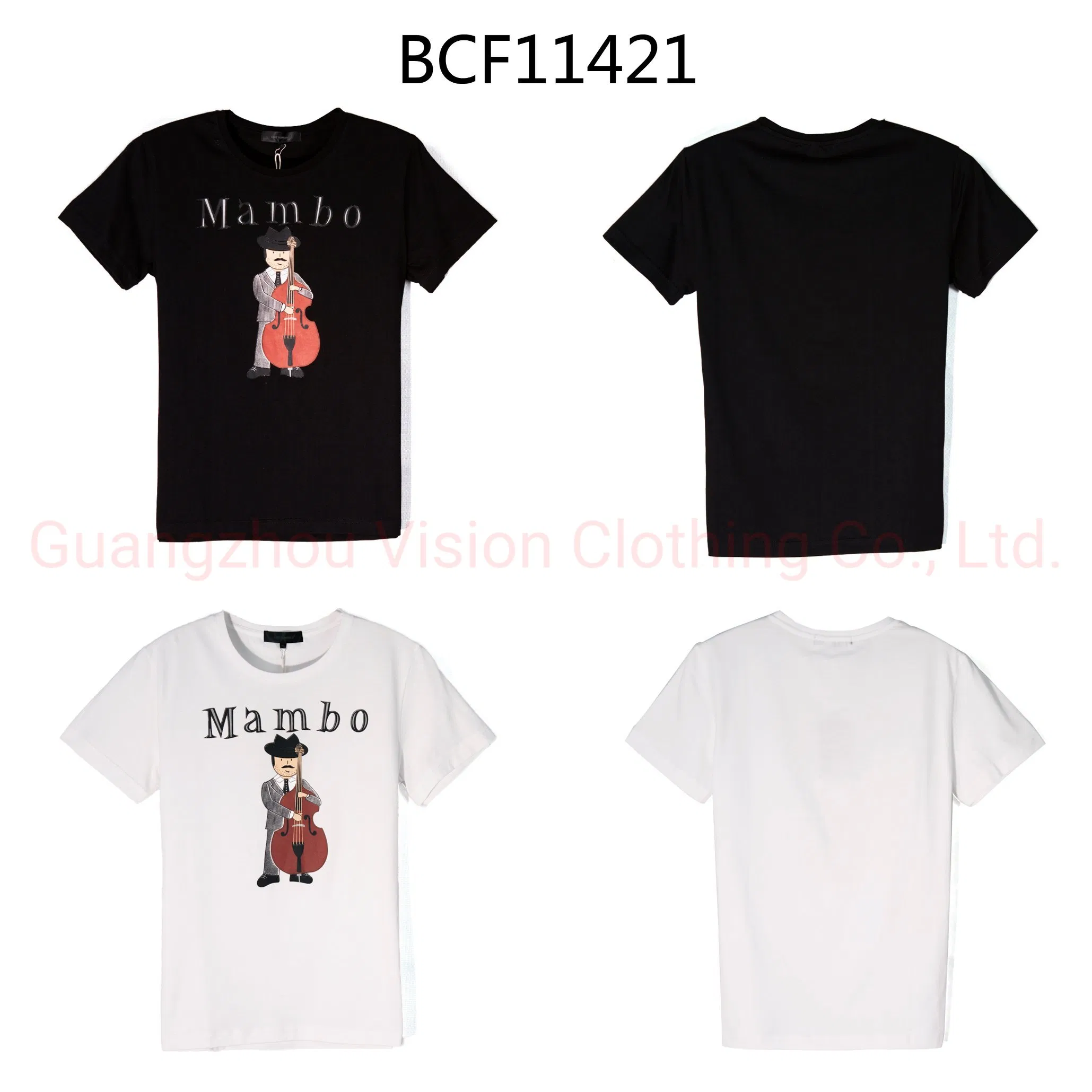 Custom Logo Printed 100% Cotton Loose Casual Long-Sleeve Ladies Tees 3