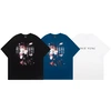 Wholesale Men's Drop Shoulder White Cotton T-Shirt - Custom Printed Streetwear 4