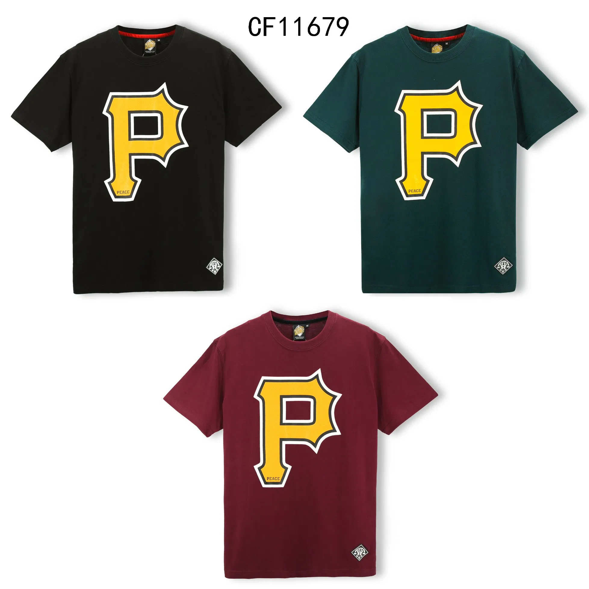 カスタムパフプリントのプレミアム厚手Tシャツ - 綿100% 3