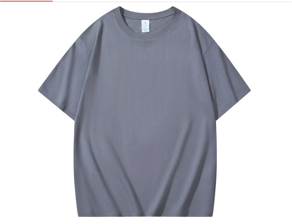T-shirt personalizzata da uomo in cotone 100% all'ingrosso, taglie forti, con scollo a V, 17 colori 2