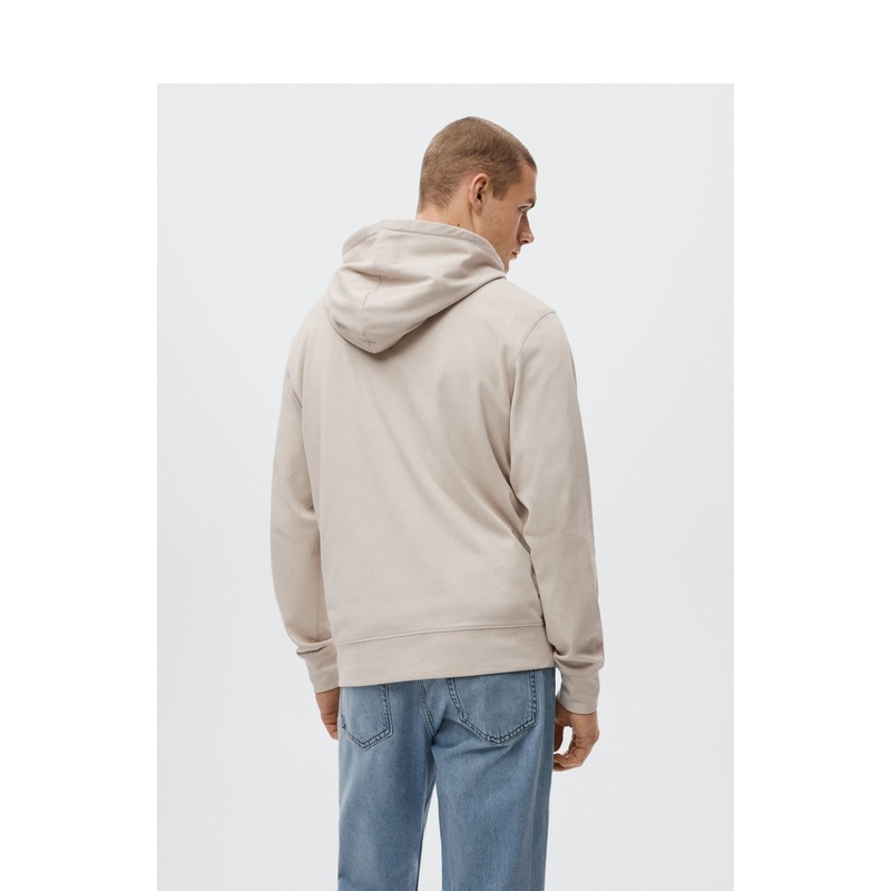 Áo nỉ cotton trơn cỡ lớn bán sỉ, áo hoodie in logo theo yêu cầu dành cho nam 5
