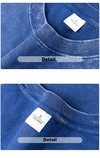 Acid Washed Oversized Plus Size T-Shirt Unisex Drop Shoulder Tee 7