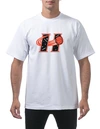 Camiseta masculina oversized com estampa estilo basquete para o verão - Camiseta de manga curta em tecido pesado 4