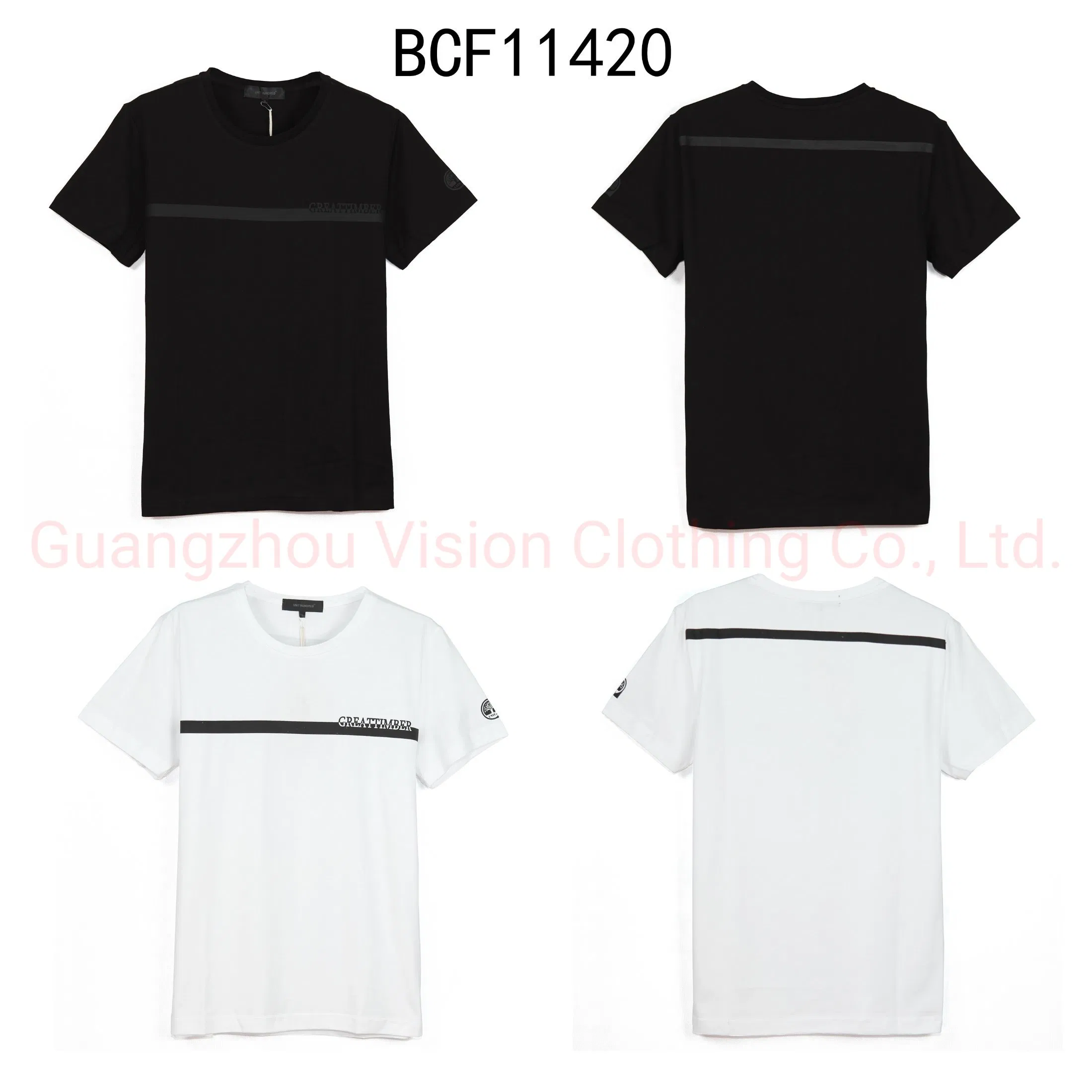 Custom Logo Printed 100% Cotton Loose Casual Long-Sleeve Ladies Tees 2