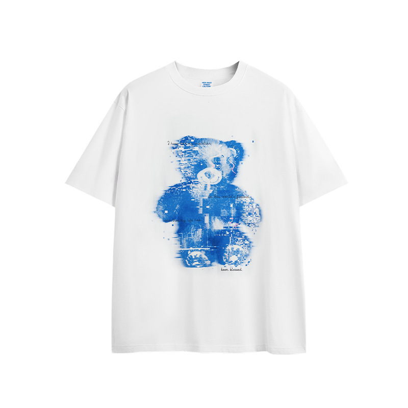 240 GSM Regular Fit Graphic Cotton Short-Sleeved Crew Neck Organic Cotton T-Shirts