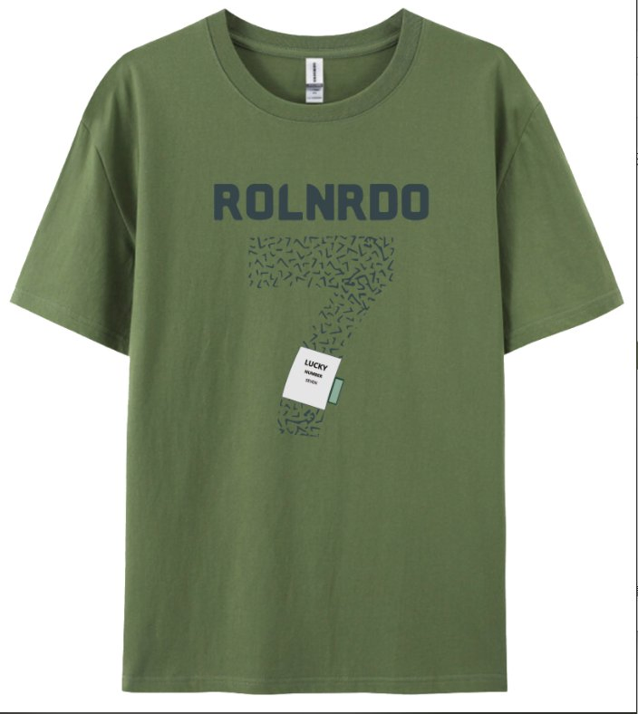 230 GSM Regular Fit Graphic Cotton Short-Sleeved Crew Neck Organic Cotton T-Shirts